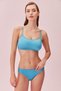 Side Pleated Bikini Bottom - 2