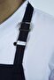 Cook Waiter Chef Barista Cafe Apron Kitchen Apron with Pockets (Alpaca Fabric) - 2