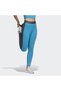Women's Blue/Grey Sports Leggings, Casual Leggings - 3