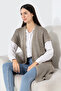 Women's Knitwear Vest - Patterned - Long - 6