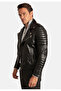 Men's Genuine Leather Jacket - 4
