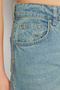 Blue Faded Effect Vintage High-Waisted Wide-Leg 100% Cotton Non-Stretch Jeans TWOSS23JE00166 - 9