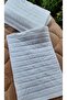 100% Cotton Fabric 4 Pieces Pillow Protector Quilted Zippered - 2