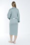 Stripe Detailed Maternity and Maternity Nightgown Set - 2