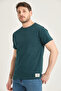 Men's 100% Cotton Standard Fit Solid Color Basic T-Shirt with Easy to Wrinkle Fabric Feature - 3
