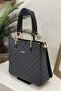 362 Women's Shoulder Bag Black Printed - 4