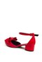 Women's Short Heeled Summer Bow Shoes - 4