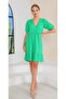 Women's Dress Double Breasted Wrap Green - 4