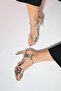 FROYA Gold Women's Platform Heeled Shoes - 4