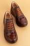 Genuine Leather Anatomical Sole Comfortable Zippered Shoes ndr.3802 - 2