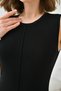 New Season Summer Midi Length Washed Yarn Knitwear Fabric Crew Neck Sleeveless Knitwear Dress 1110 - 5