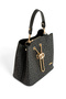 Monogram Printed 3-Compartment Women's Hand & Shoulder Bag 24x23cm Pbu2064 - 4