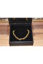 Gold Color Twist Chain Stainless Steel Bracelet - 2