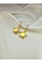Women's Stainless Steel Zircon Stone Balloon Star Dangle Earrings - 2