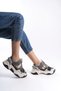 Iverana Black Women's Ice Casual Laceless High Sole Sneaker Sports Shoes - 2