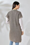 Women's Knitwear Vest - Patterned - Long - 7