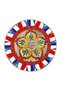 Summer Collection Multicolor Floral and Geometric Patterned Modern Decorative Carpet 3872 - 3