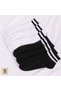 Women's 4 Pairs Short Hoop College Booties Socks Seasonal Black White Socks