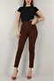 EvaGlam Women's Coffee Beating Denim Trousers Beating Jeans Skiny Pants