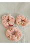 WHITE PEARL PLUSH RUBBER BUCKLE SET 3 PIECES - 4