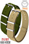 18mm Fossil-Welder-Casio-Seiko-Omega-Armani Watch Compatible Nato Textile Fabric Watch Band NTTEK18
