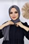 Hijab Hijab Medina Silk Shawl Anthracite