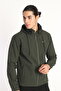 Men's Waterproof Softshel Jacket - Comfortable Fit, Hooded and Zippered Pockets - Nd 2347 - 2