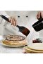 Heat Resistant Fireproof Nonstick Silicone Spatula Set 6 Pieces Black - 3