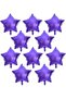 Purple Foil Star Balloon - 5 Pcs 10 Inch Mini - 2