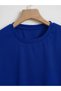 Women's Oversize Crew Neck Mushroom and Frog Printed Crop T-shirt - 5