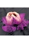 Almira Sparkling Tulle Cuff Bracelet Purple - 7