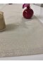 Glitter Bougainvillea Gold Color Rectangular Runner 40x160 - 4
