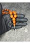 Old Moire Crimped Amber Prayer Beads - Large Size - 4