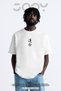 Japanese Destiny Printed White Oversize T-shirt - 3