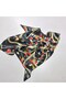 Sarah Satin Scarf Scarf Neck Tie Multi-Colored - 6