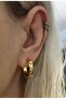 Surgical Steel Hoop Earrings - Thickness 4mm - Ring Diameter 16mm - 1 Pair