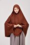 وشاح عملي مقاس قياسي مع حجاب 5xl سوفليه شوكولاتة - 3