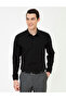 PİERRE CARDIN WOVEN SLIM FIT BLACK SHIRT