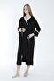 Black Lace Detailed Maternity and Maternity Nightgown Set