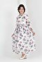 Young Girl Long Length Chiffon Floral Dress Suitable for Hijab