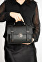 Vegan Leather Adjustable Long Strap Lockable Women's Bag Shoulder Bag - 3