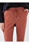 Lcwaikiki Basic Elastic Waist Carrot Cut Women's Trousers (S3) - 3