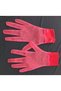 Diana Vintage Velvet Wristlet Tulle Gloves Red - 6