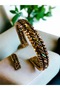 Laser Cut Pure Copper Anti-Allergic Bracelet & Ring Copper Jewelry Set