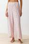 Pudra-Çok Renkli Çiçekli Örme Pijama Takımı THMSS24PT00231 - 5