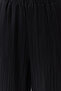 Black Woven Linen blend Blouse Pants Set TBESS24AU00030 - 4
