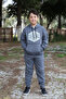 NYC Brooklyn printed kangaroo pocket and hooded tracksuit suit - 5