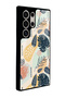 Samsung S24 Ultra Glossy Phone Case with Retro Leaf Design - 2