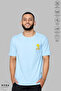 Unisex Crew Neck Tweety Printed Cotton Oversize Short Sleeve T-Shirt