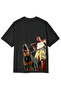 GTA 5 - GTA V Design Printed Black - White T-shirt Oversize